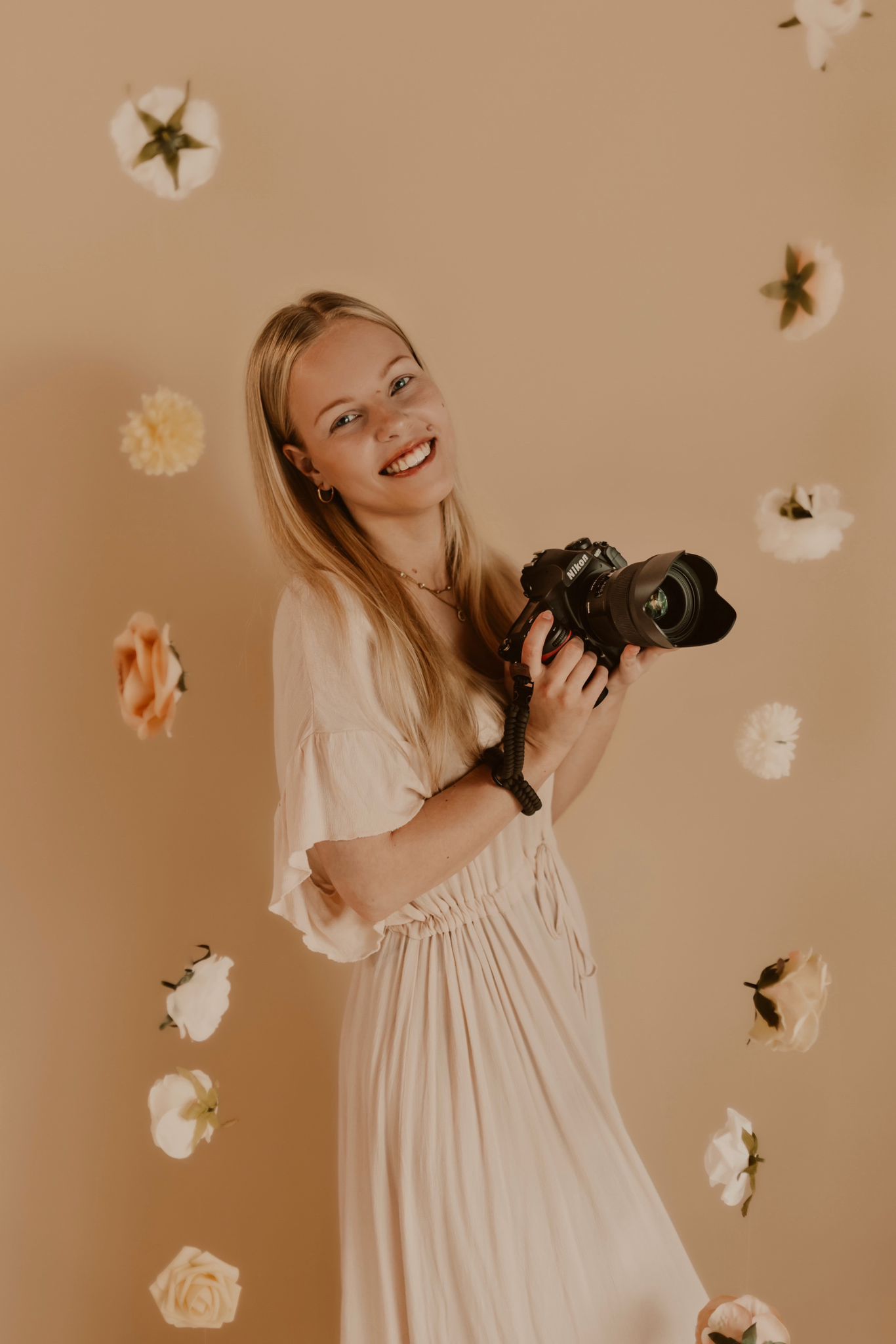 Fotografin mit Kamera